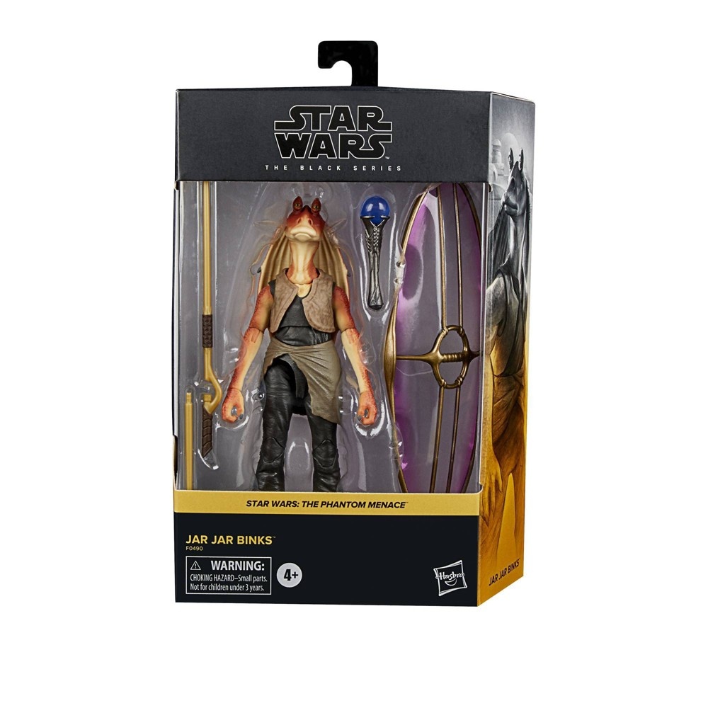 slide 5 of 7, Star Wars The Black Series Jar Jar Binks, 1 ct