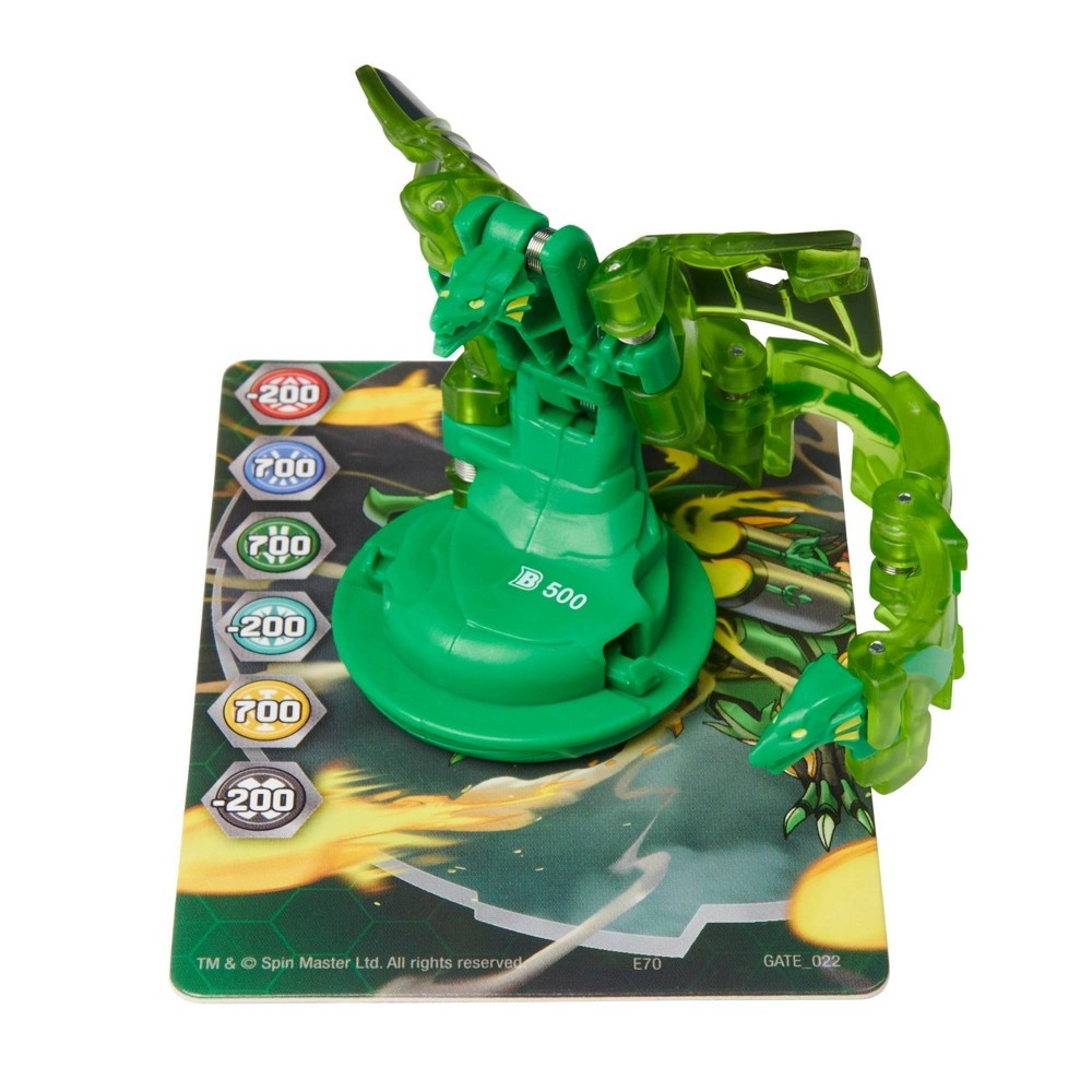 slide 3 of 5, Bakugan Geogan Viperagon Collectible Action Figure and Trading Cards, 1 ct