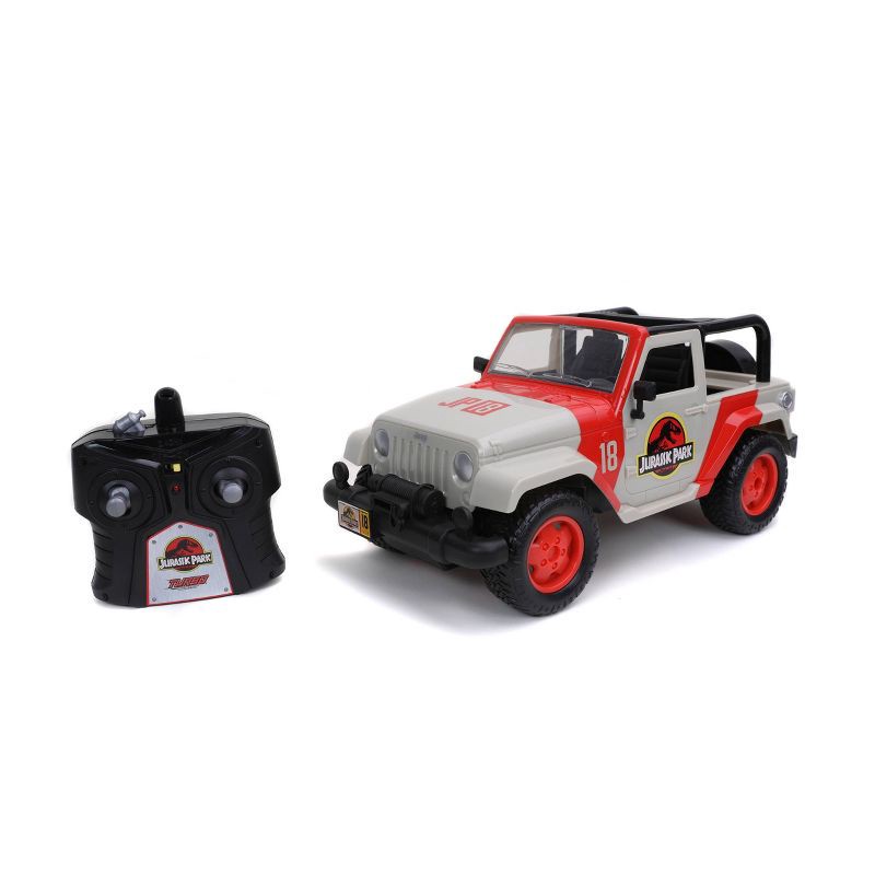 slide 1 of 4, Universal Jada Toys Hollywood Rides RC Jurassic Park Jeep Wrangler - 1:16 Scale, 1 ct