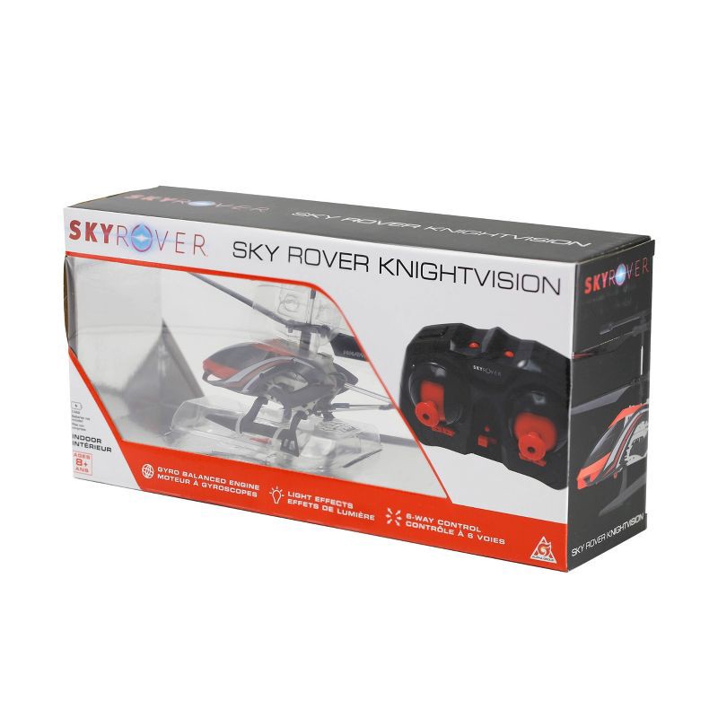 slide 3 of 9, Sky Rover KnightVision Helicopter Drone, 1 ct