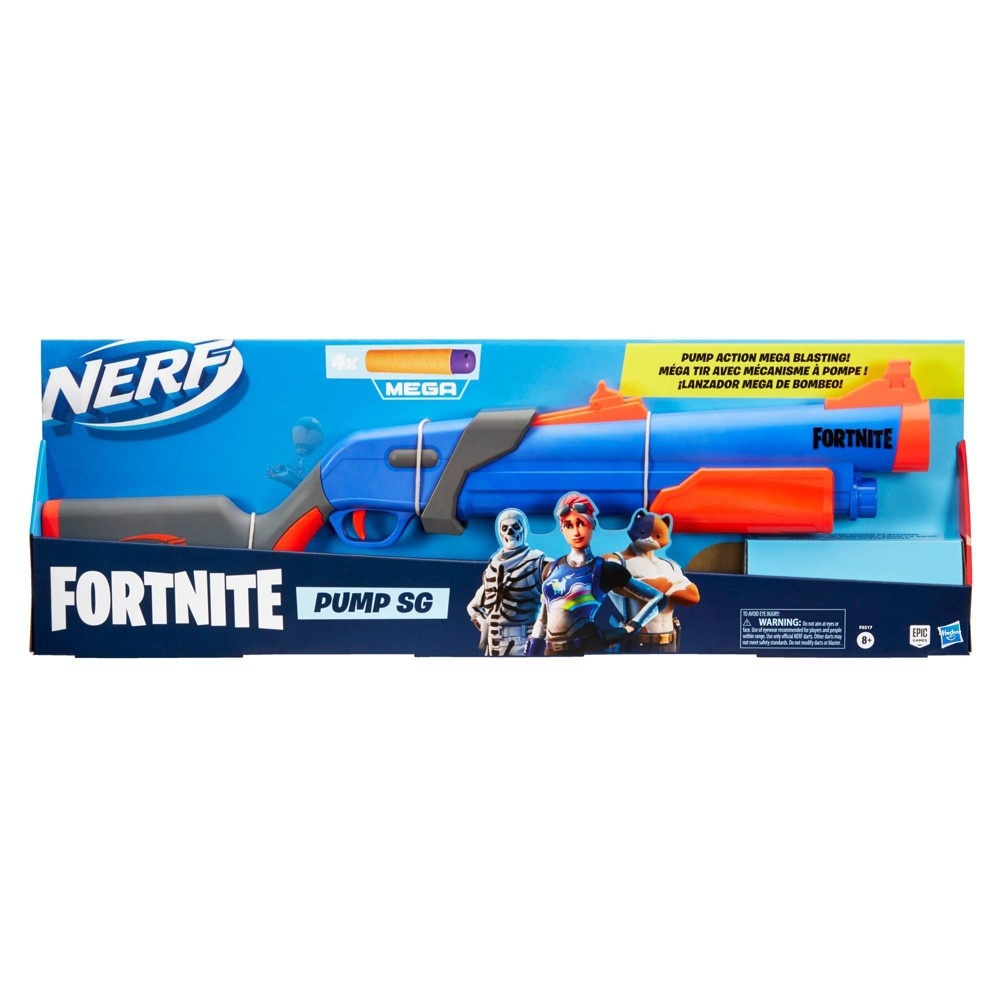 slide 2 of 9, NERF Fortnite Pump SG Blaster, 1 ct