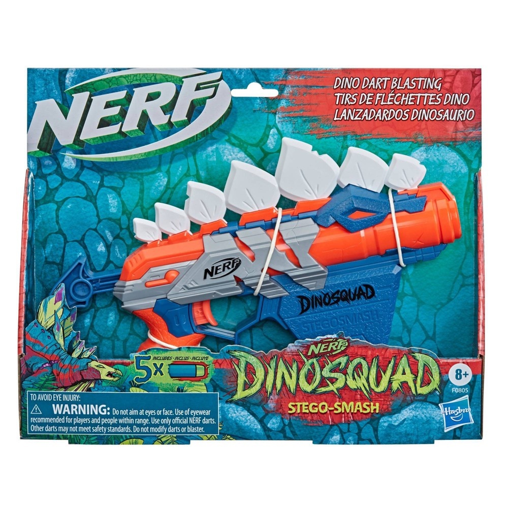 slide 2 of 10, NERF DinoSquad Stegosmash Blaster, 1 ct