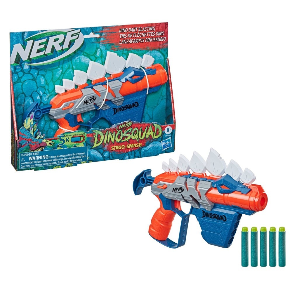 slide 4 of 10, NERF DinoSquad Stegosmash Blaster, 1 ct