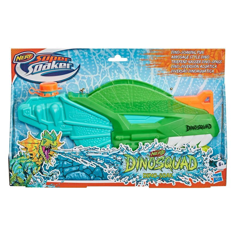 slide 4 of 8, NERF Super Soaker DinoSquad Dino-Soak Water Blaster, 1 ct