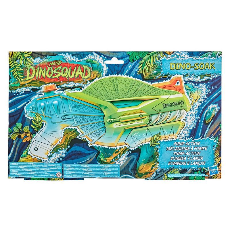 slide 3 of 8, NERF Super Soaker DinoSquad Dino-Soak Water Blaster, 1 ct