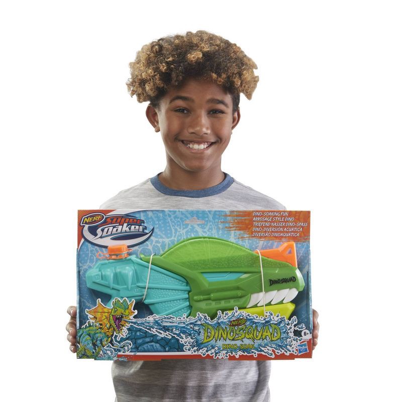 slide 8 of 8, NERF Super Soaker DinoSquad Dino-Soak Water Blaster, 1 ct