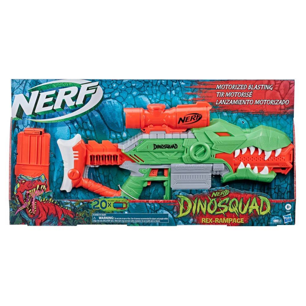 slide 10 of 10, NERF DinoSquad Rex-Rampage Blaster, 1 ct