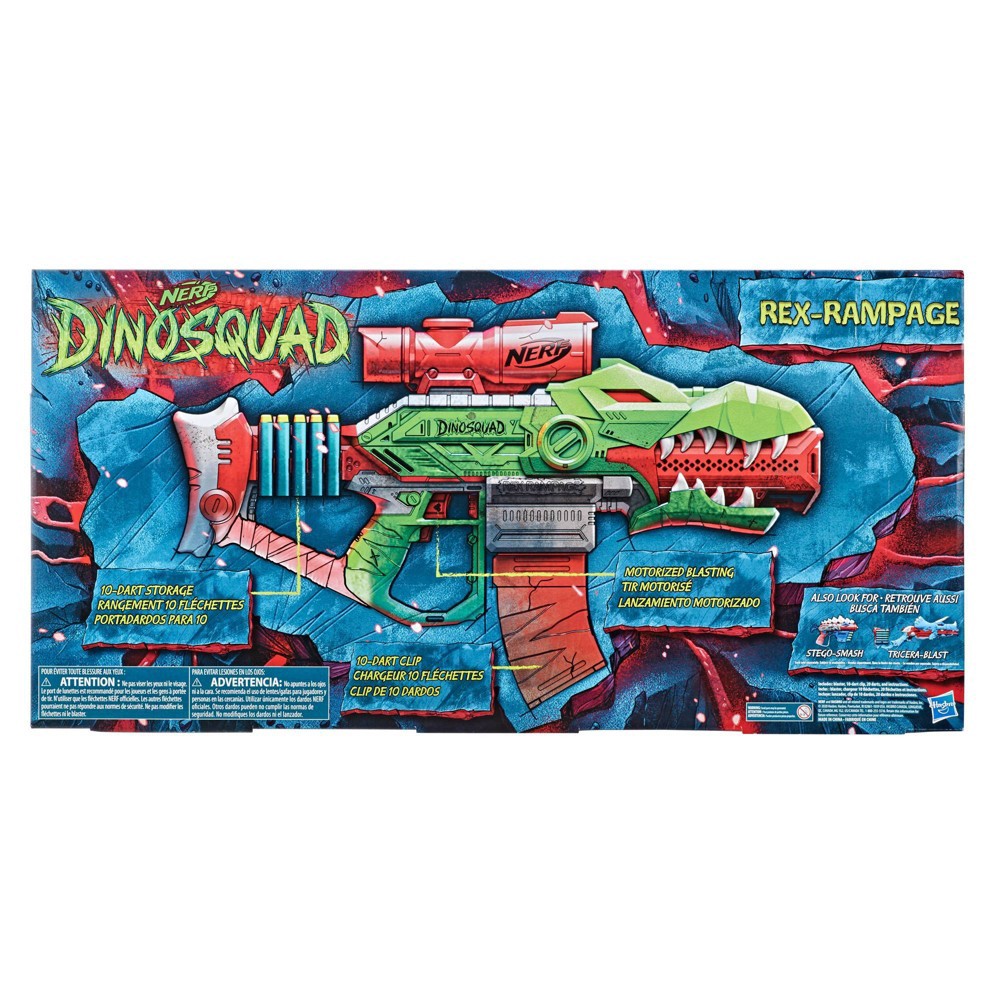 slide 3 of 10, NERF DinoSquad Rex-Rampage Blaster, 1 ct