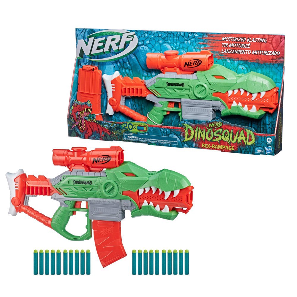 slide 9 of 10, NERF DinoSquad Rex-Rampage Blaster, 1 ct