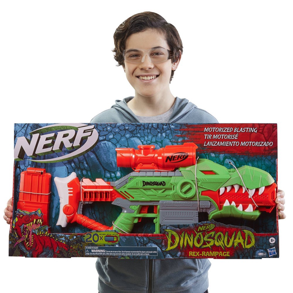 slide 6 of 10, NERF DinoSquad Rex-Rampage Blaster, 1 ct