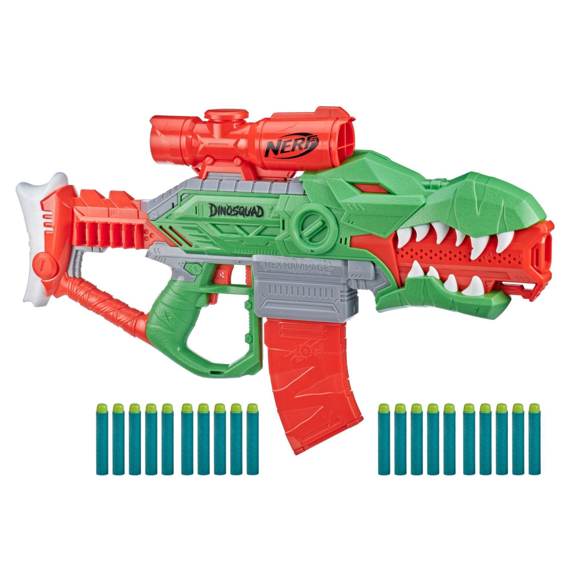 slide 1 of 10, NERF DinoSquad Rex-Rampage Blaster, 1 ct