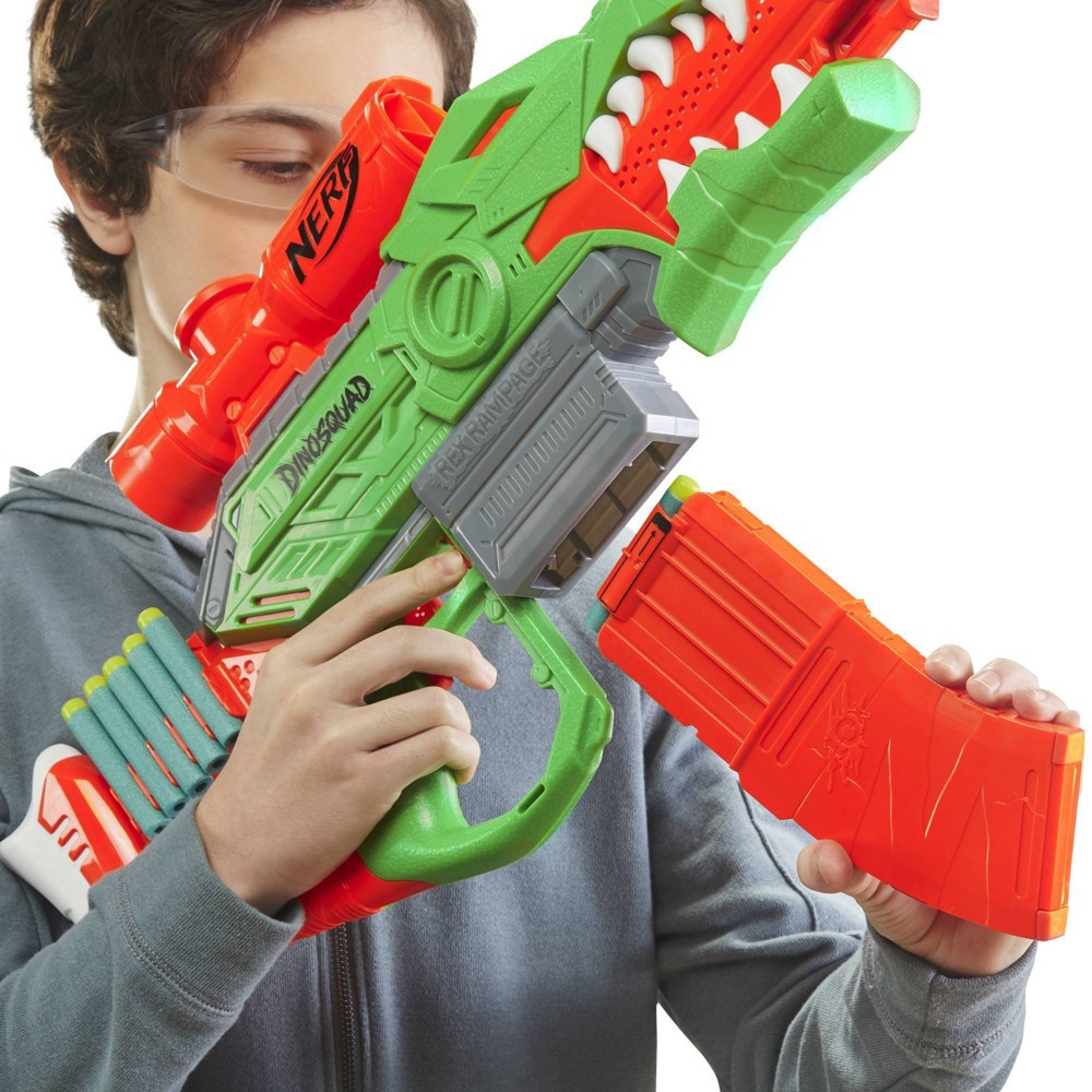 slide 8 of 10, NERF DinoSquad Rex-Rampage Blaster, 1 ct