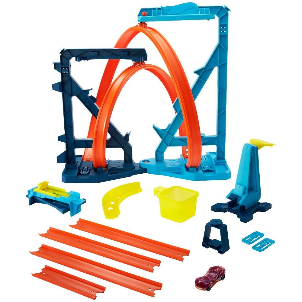 slide 4 of 6, Hot Wheels Track Builder Unlimited Infinity Loop Kit, 1 ct