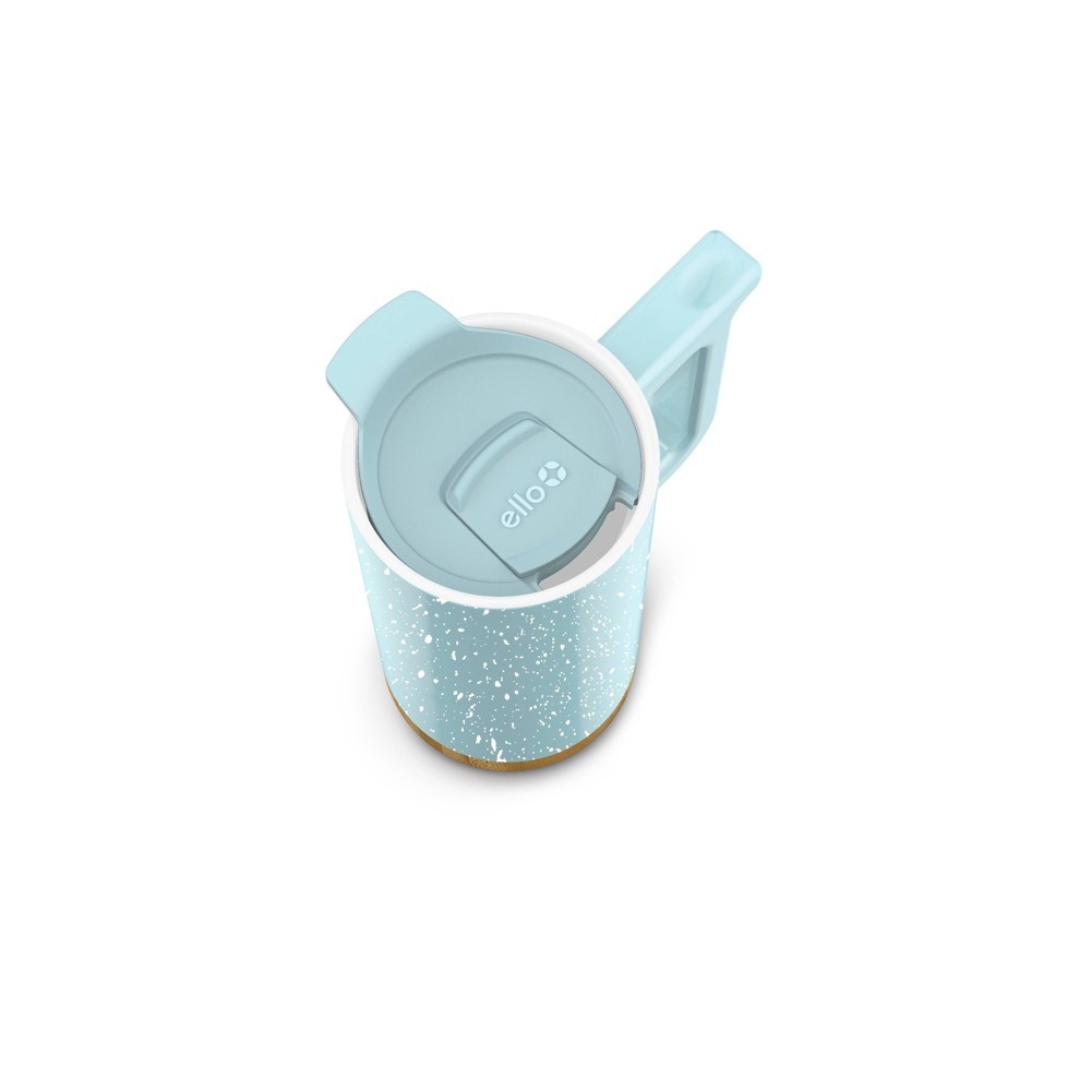 slide 4 of 4, Ello Ceramic Aspen Travel Mug Blue, 16 oz