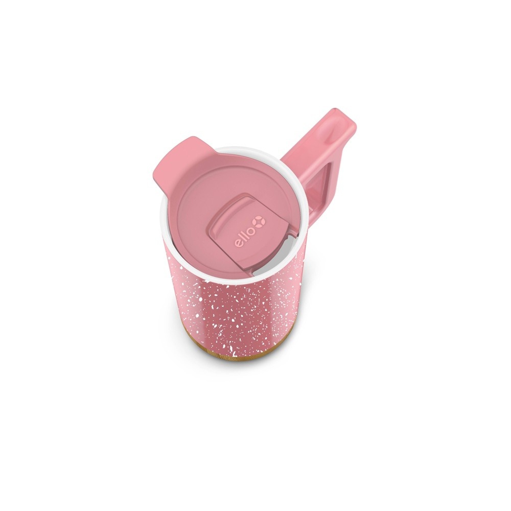 slide 4 of 4, Ello Ceramic Aspen Travel Mug Pink, 16 oz