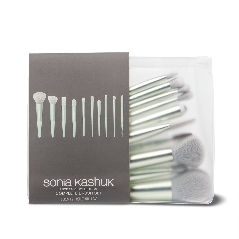 slide 3 of 3, Sonia Kashuk Luxe Collection Complete Makeup Brush Set, 1 ct