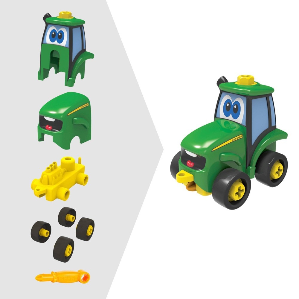 slide 2 of 3, John Deere Build-A Buddy Johnny 2-in-1 Buildable Tractor, 1 ct