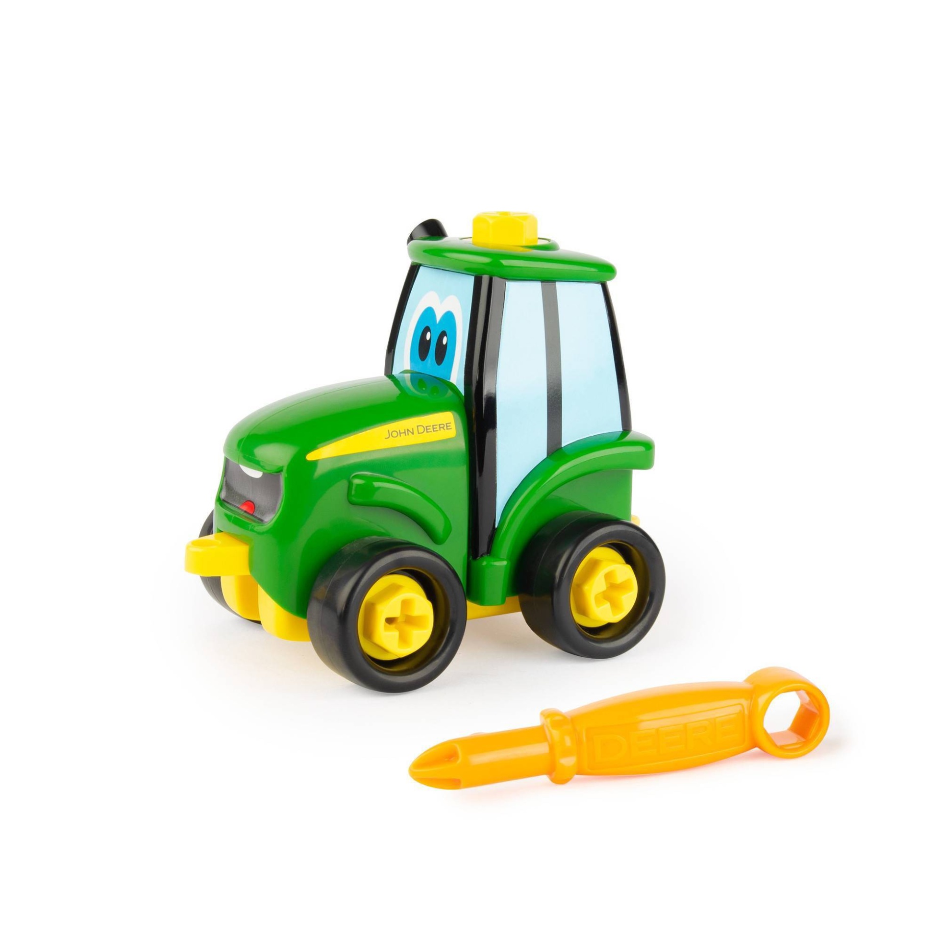 slide 1 of 3, John Deere Build-A Buddy Johnny 2-in-1 Buildable Tractor, 1 ct