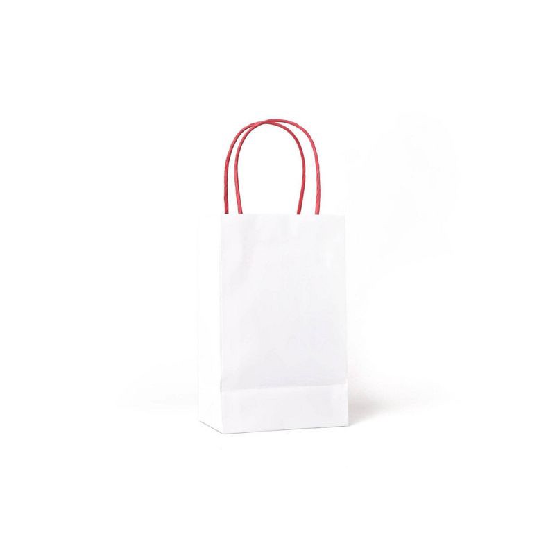 slide 4 of 4, 8ct Jr Tote Valentine's Day Gift Bag White - Spritz™, 8 ct