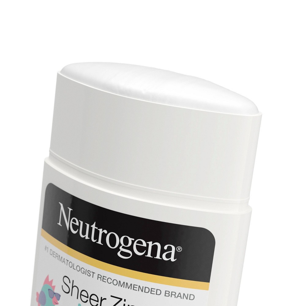 slide 4 of 9, Neutrogena Sheer Zinc Kids Mineral Sunscreen Stick SPF 50+ Fragrance Free, 1.5 oz