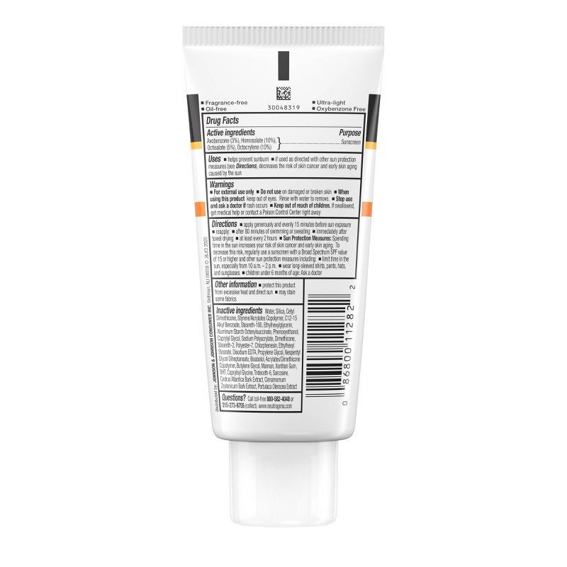 slide 3 of 7, Neutrogena Clear Face Sunscreen Lotion, SPF 50, 3oz, 3 oz