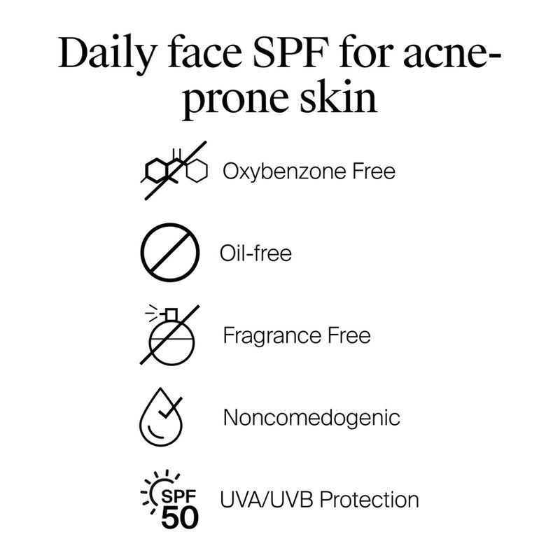 slide 7 of 9, Neutrogena Clear Face Sunscreen Lotion, SPF 50, 3oz, 3 oz