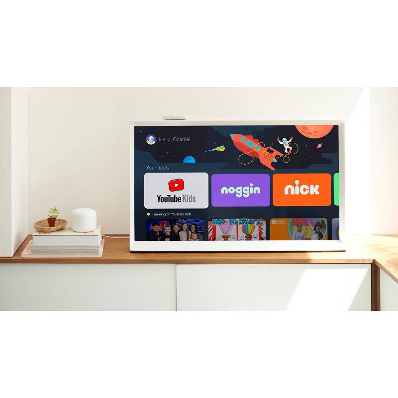 slide 7 of 7, Google Chromecast with Google TV (4K) (2020) - Snow, 1 ct