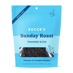 Bocce's Bakery Sunday Roast Training with Chicken and Pumpkin Flavor Dog Treats - 6oz