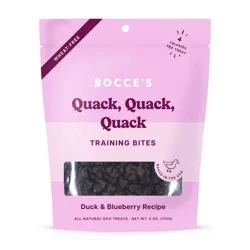 Bocce's Bakery Quack Quack Quack Dog Training Treats with Duck Flavor Dog Treats - 6oz