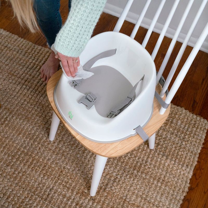 slide 2 of 11, Ity by Ingenuity Simplicity Seat Easy-Clean Baby Booster Feeding Chair - Oat, 1 ct