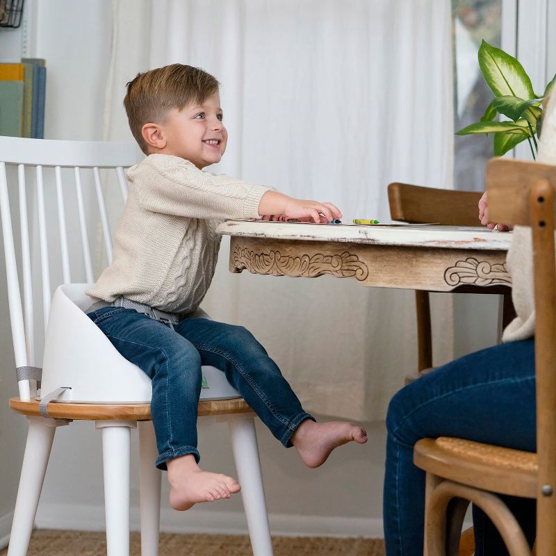 slide 5 of 11, Ity by Ingenuity Simplicity Seat Easy-Clean Baby Booster Feeding Chair - Oat, 1 ct