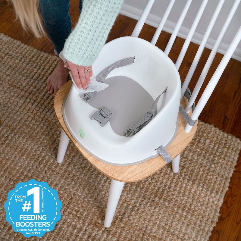 slide 6 of 11, Ity by Ingenuity Simplicity Seat Easy-Clean Baby Booster Feeding Chair - Oat, 1 ct