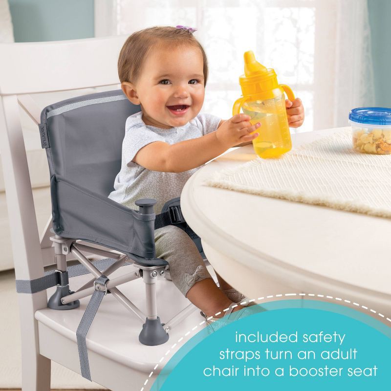 slide 5 of 12, Summer Infant Pop 'N Sit Portable Infant Booster Seat - Sport Gray, 1 ct