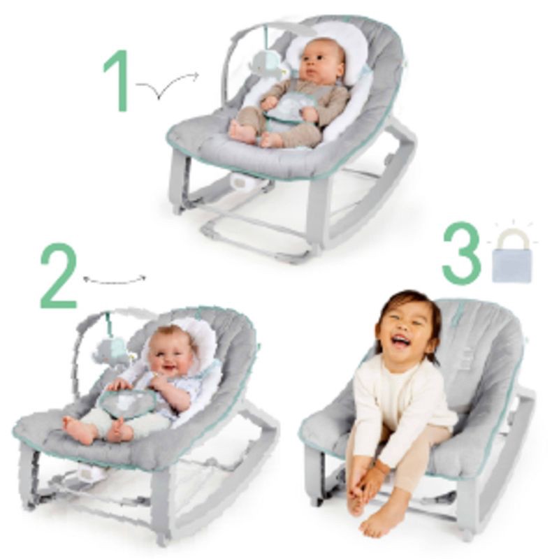 slide 2 of 12, Ingenuity Keep Cozy 3-in-1 Grow with Me Baby Bouncer, Rocker & Toddler Seat - Weaver, 1 ct