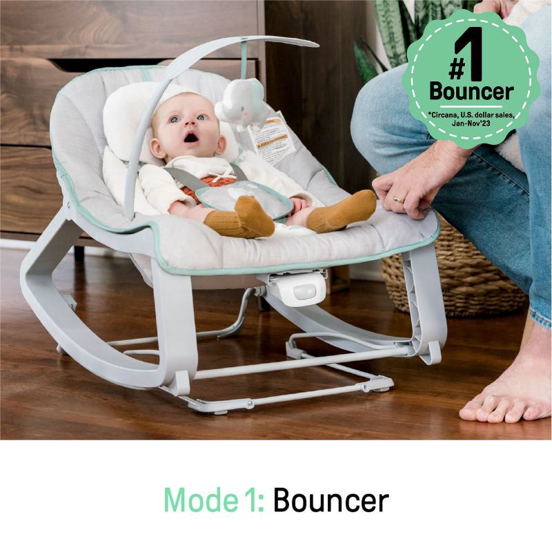 slide 3 of 12, Ingenuity Keep Cozy 3-in-1 Grow with Me Baby Bouncer, Rocker & Toddler Seat - Weaver, 1 ct