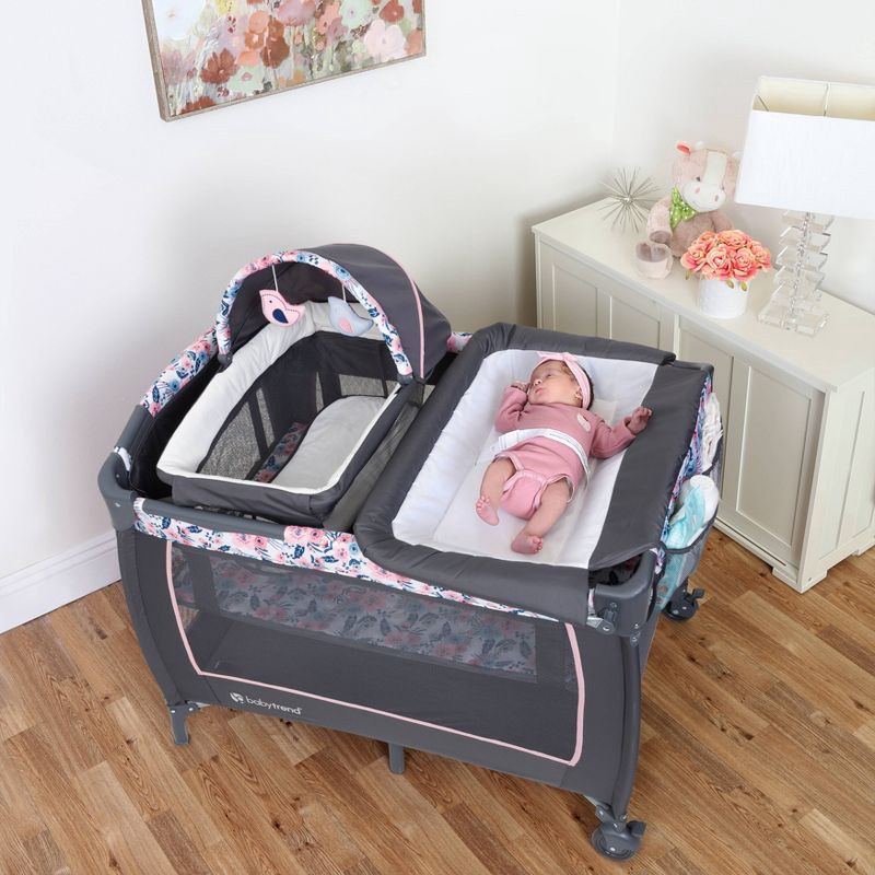 slide 8 of 8, Baby Trend Lil Snooze Deluxe II Nursery Center - Bluebell, 1 ct