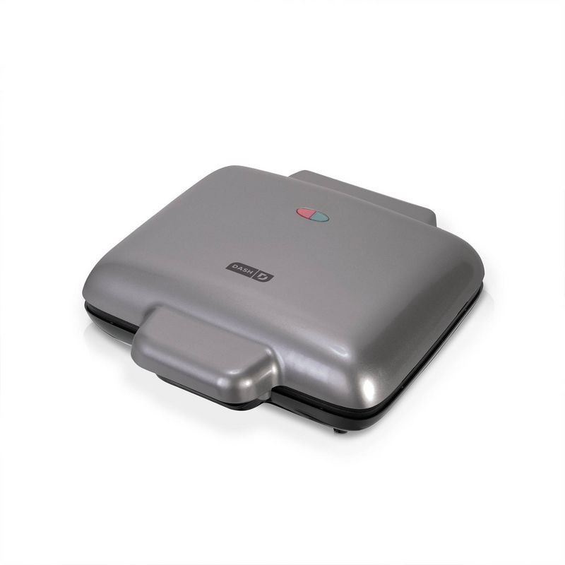 slide 2 of 15, Dash No-Drip Nonstick Belgian Waffle Maker - Graphite: Aluminum & Plastic, 1200W, Nonstick Surface, 99 sq in Grill Area, 1 ct