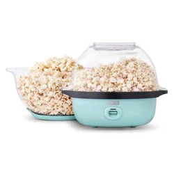 Dash 6qt SmartStore Stirring Popcorn Maker - Aqua: Electric Popcorn Popper, 850W, Hand Wash, 1-Year Warranty