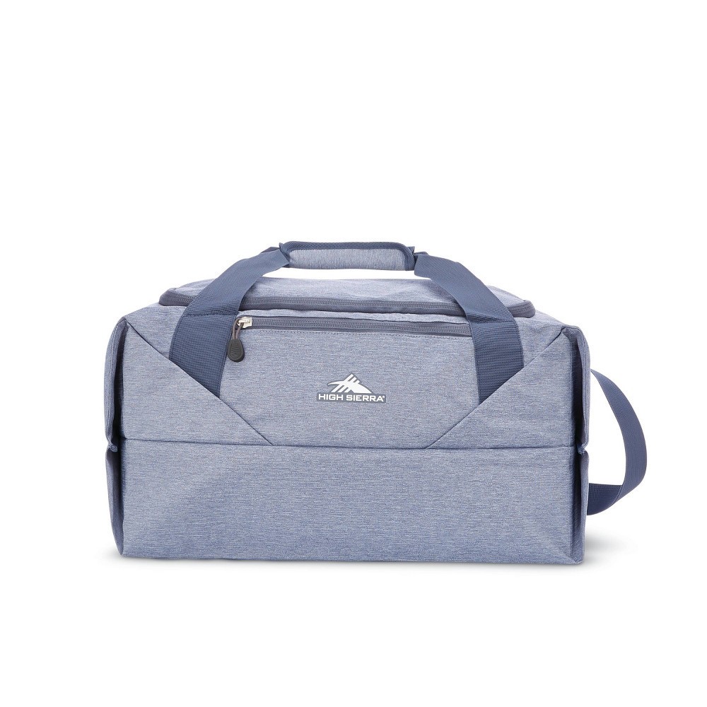 slide 4 of 4, High Sierra 50L Packable Duffel Bag - Black/Blue, 1 ct