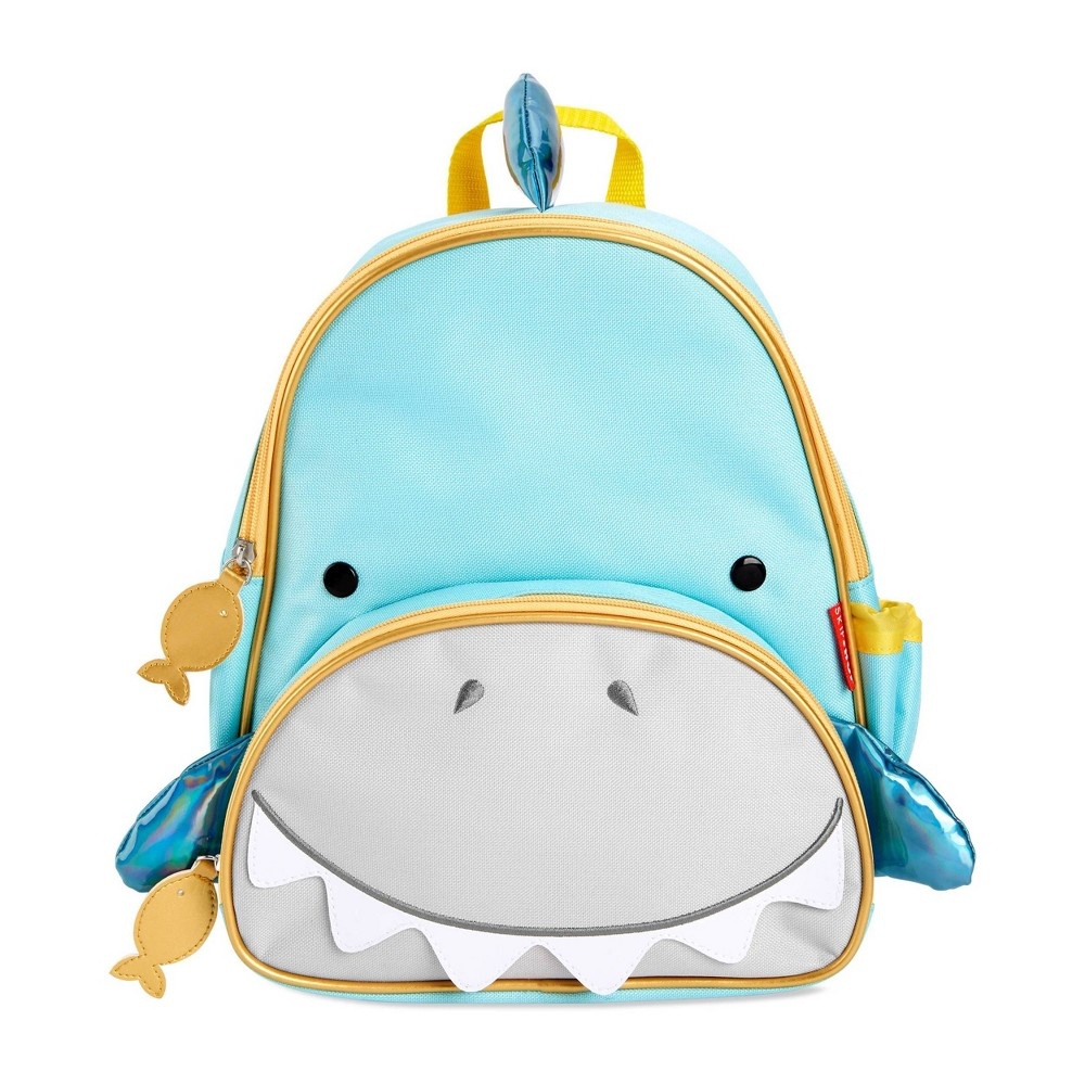 slide 2 of 8, Skip Hop Zoo Kids' Backpack - Shark, 1 ct