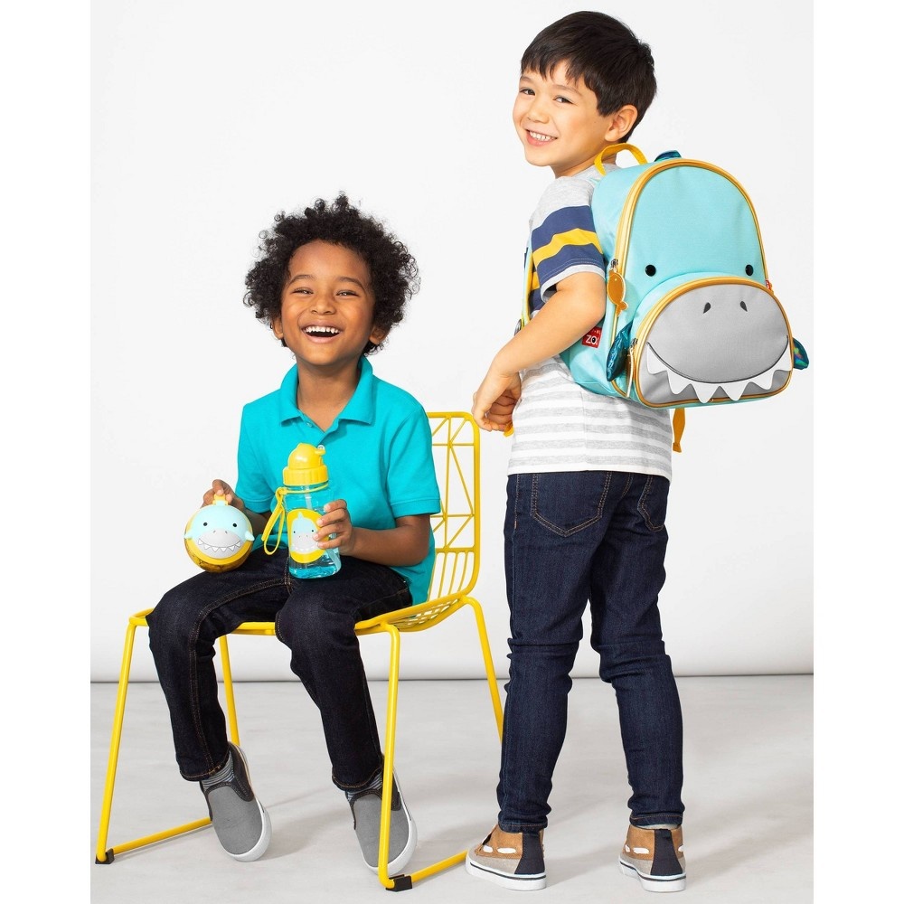 slide 5 of 8, Skip Hop Zoo Kids' Backpack - Shark, 1 ct