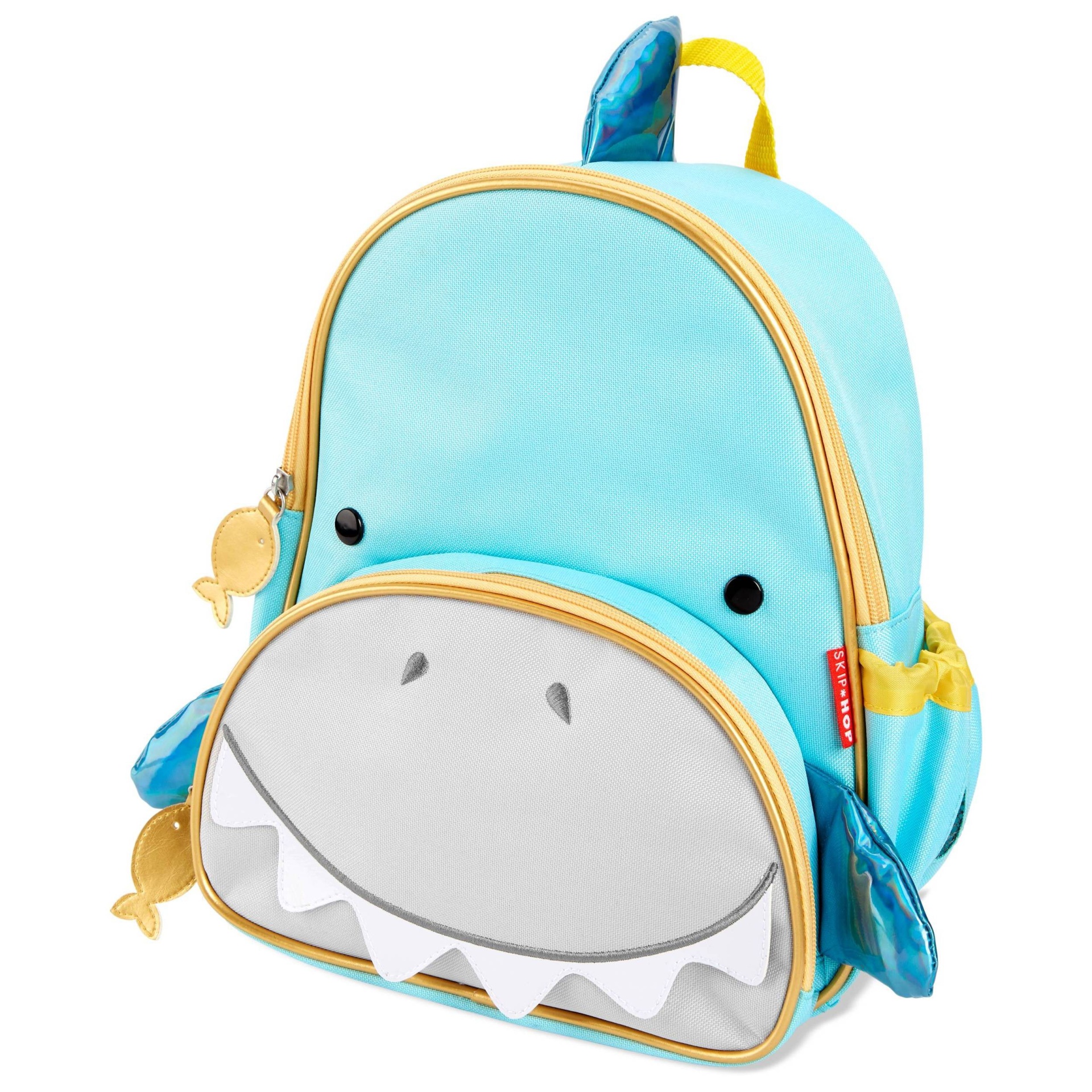 slide 1 of 8, Skip Hop Zoo Kids' Backpack - Shark, 1 ct