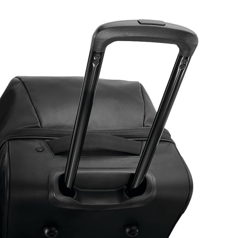 slide 5 of 9, High Sierra Wheeled Drop Bottom 70L Duffel Bag - Black Graphic Carton, 70 liter