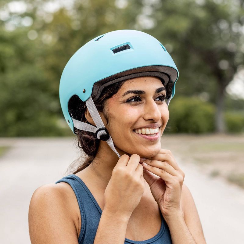 slide 7 of 10, Schwinn Women's Radiant LED Bike Helmet - Matte Light Blue, 1 ct