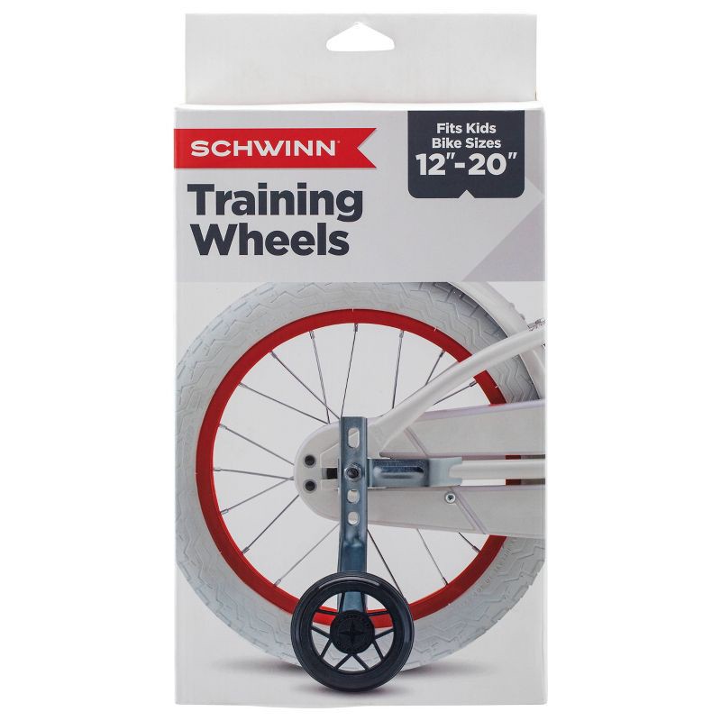 slide 1 of 5, Schwinn Bike Training Wheels - Black, 1 ct