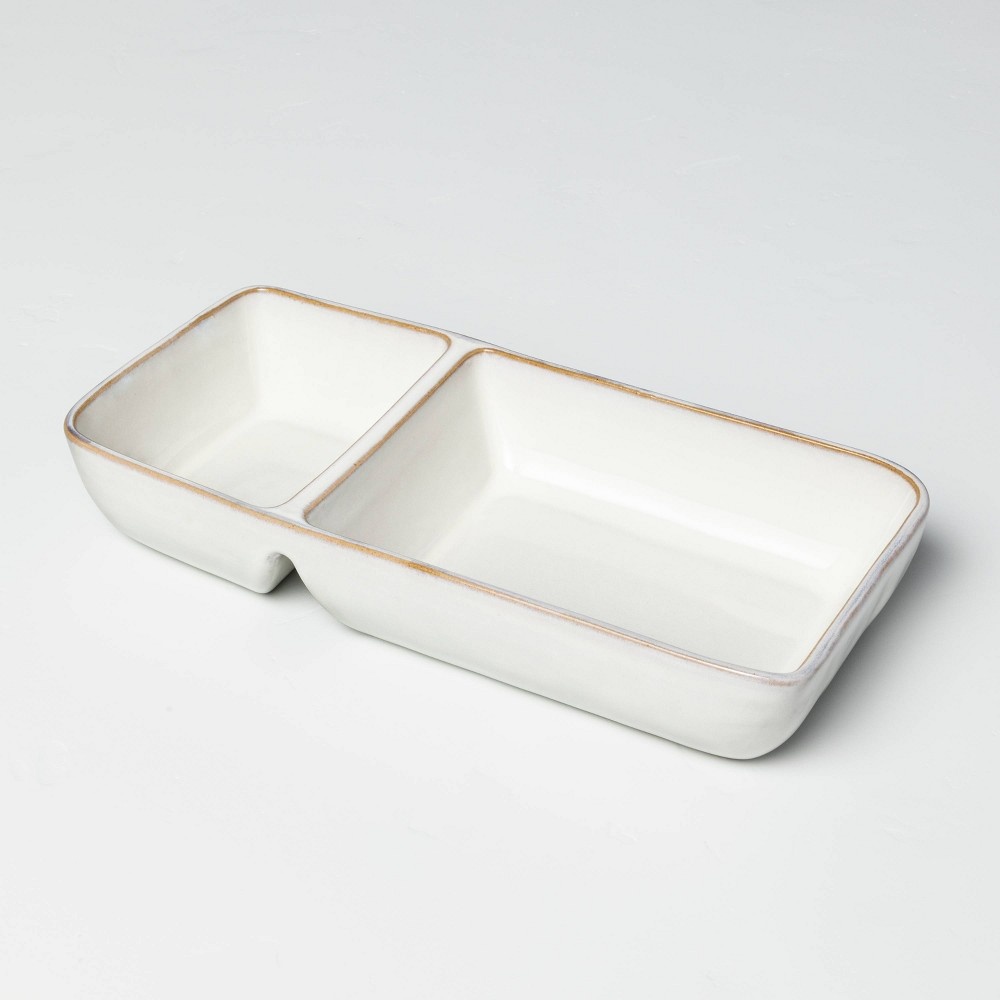 Stoneware Kitchen Sink Caddy Sour Cream - Hearth & Hand™ With