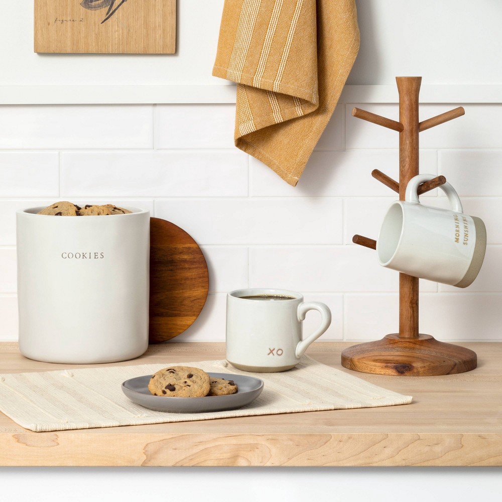 Hearth & Hand Sugar Canister & Wood Lid by Magnolia