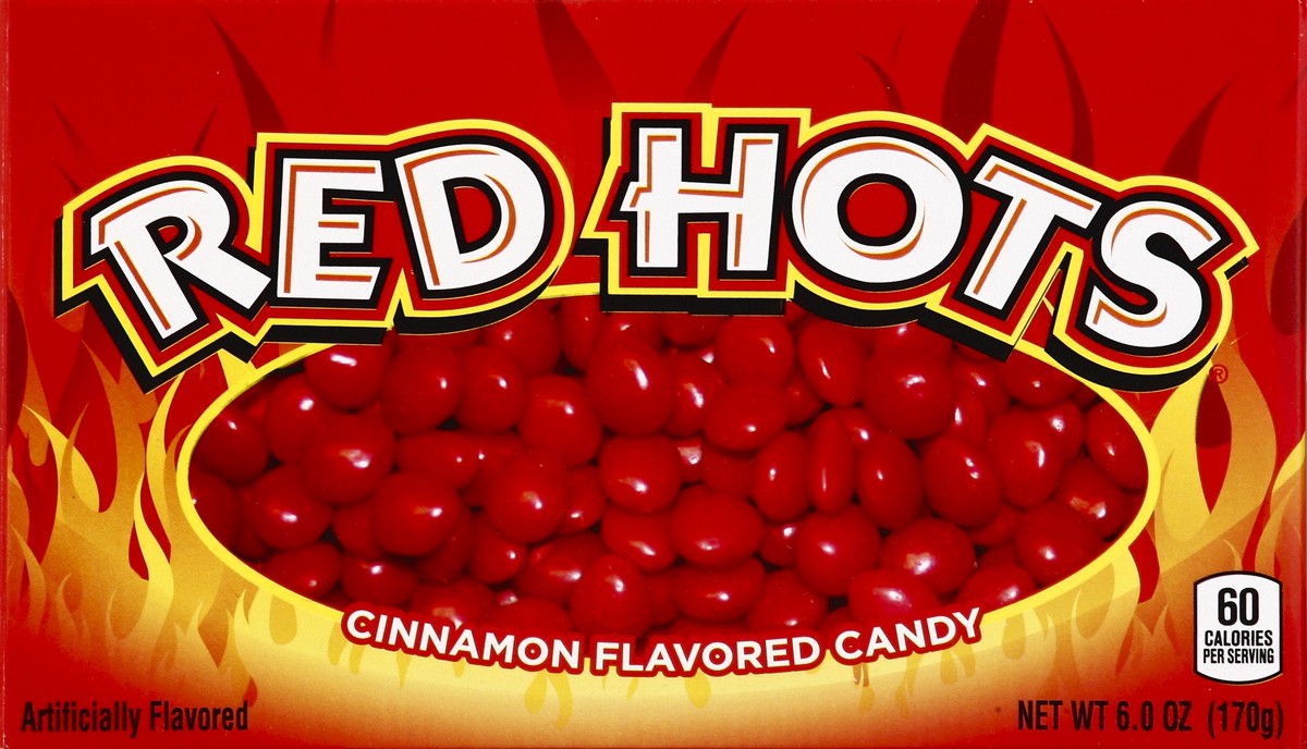 slide 5 of 6, Red Hots Cinnamon Flavored Candy, 6 oz