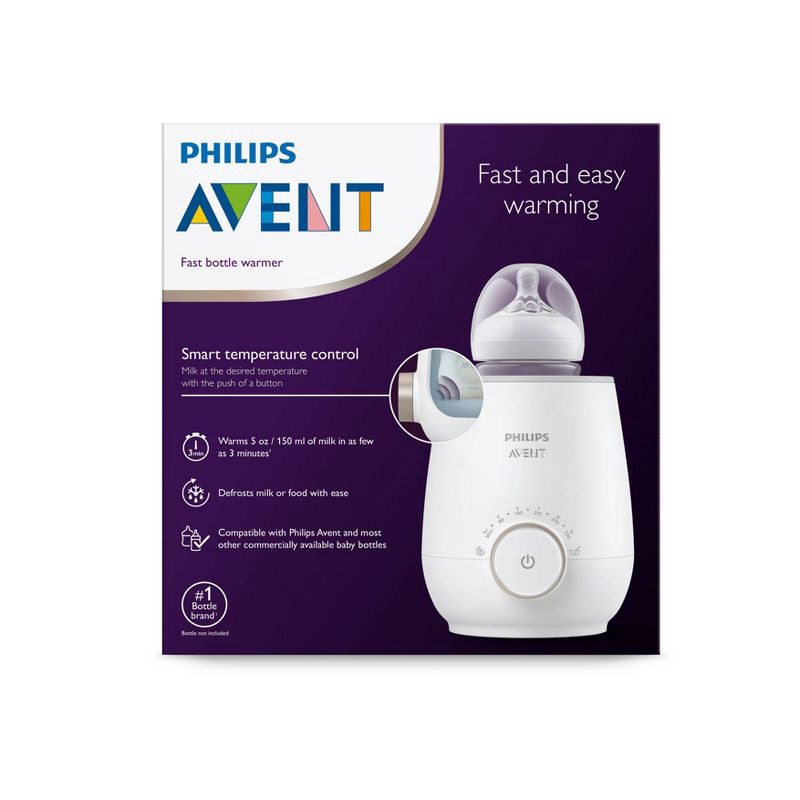 slide 8 of 8, Philips Avent Fast Baby Bottle Warmer with Auto Shut Off, 1 ct