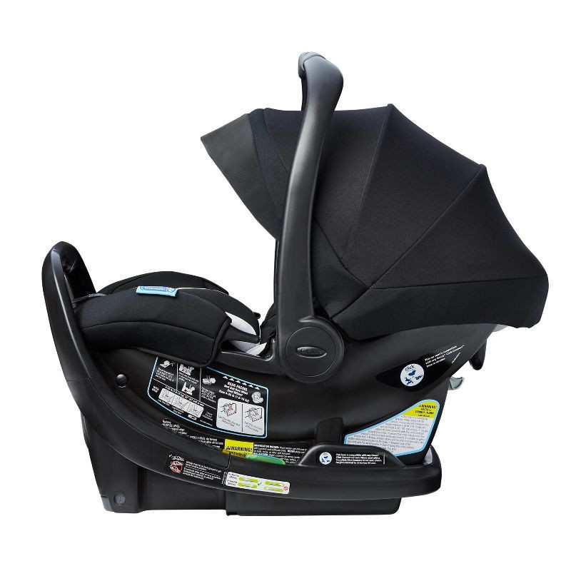 slide 2 of 8, Graco SnugRide SnugFit DLX Infant Car Seat Featuring Safety Surround - Jacks, 1 ct